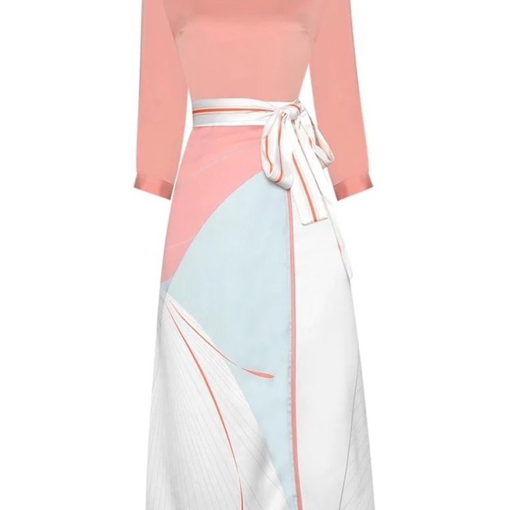 The "Cora" Long Sleeve Two-Piece Dress